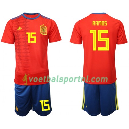Spanje RAMOS 15 Kind Thuis Tenue 2019